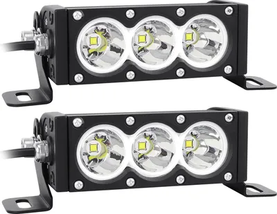 Image de Bande LED, faisceau, IP68 étanche, 2x6in 30W blanc