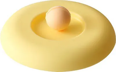 Obrázok produktu pre Silikon-Tassendeckel in Gelb �C lebensmittelecht & staubdicht
