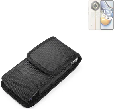 Produktbild von Holster Gürteltasche kompatibel mit Realme 11 5G Holster Gürtel Tasche wasserabweisend Handy Hülle Schutz Hülle Outdoor schwarz K-S-Trade