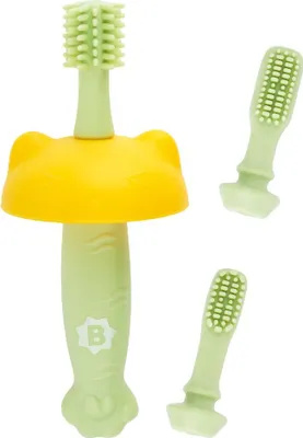 Produktbild von Badabulle B032006, Zahnbürste, Baby, Grün, 0,5 Jahr(e), 1,5 Jahr(e), Silikon