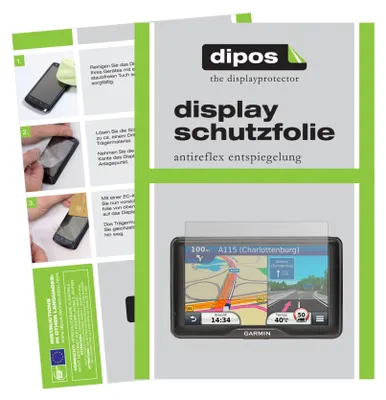 Produktbild von 3x Schutzfolie für Garmin dezl 760 LMT-D matt Displayschutzfolie Folie Display Schutz dipos