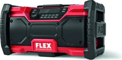 Produktbild von Flex CEE Digitales Akku-Baustellenradio RD 10.8/18.0/230 DAB+, FM, ohne Akku