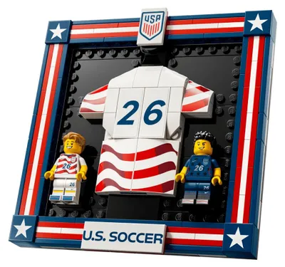 Image de LEGO Editions Maillot de l'Équipe Nationale de Football des États-Unis 2026 - 43033