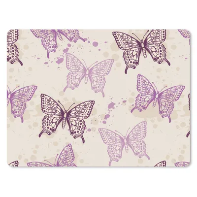 Produktbild von MuchoWow® Mauspad Mousepad Tiere - Muster - Schmetterling 40x30 cm - Mousepads - Maus Mat - Pad - Mausunterlage - Anti Rutsch