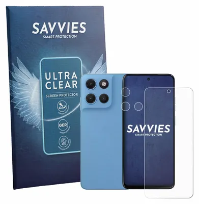Produktbild von 18x Für Motorola Moto G17 Power (Display+Kamera) Schutzfolie Savvies Displayschutz Display Schutz Folie Klar Transparent
