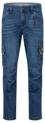 Produktbild von Timezone Cargo Hose Reißverschluss Eingrifftaschen Used Look Gerade Größe: 34W / 36L