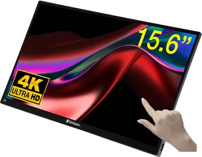 Obrázek produktu pro Verbatim 32238 Přenosný dotykový monitor Verbatim PMT-15 4K 15,6" 4K UHD