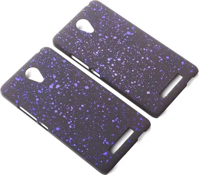 Produktbild von Handy Hülle Schutz Case Bumper Schale für Xiaomi Redmi Note 2 3D Sterne Lila