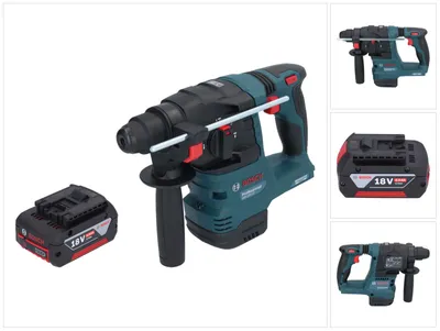 Produktbild von Bosch GBH 18V-22 Professional Akku Bohrhammer 18 V 1,9 J SDS Plus Brushless + 1x Akku 4,0 Ah - ohne Ladegerät