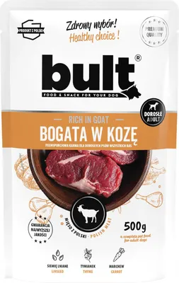 Immagine prodotto di Cibo Umido Per Cani Bult Busta Di Carne Macinata Ricca Di Capra 500G