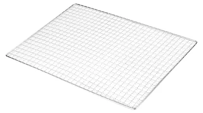 Imagen del producto de Rejilla para parrilla de acero inoxidable, 25x40 cm, diseño robusto, ideal para barbacoas al aire libre