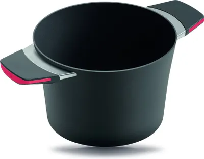 Immagine prodotto di 37251 Squality Pentola in ghisa, 2,5 l di capacità, 20 cm, antiaderente, rossa, adatta all'induzione