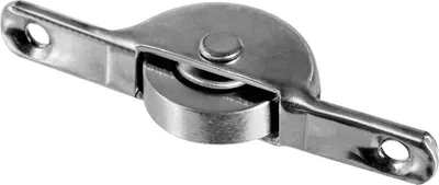 Produktbild von Laufrolle Nylon Stahl Rollwagen Schiebetürbeschlag Holz Schiebetür Lauf Rolle Stahl 55mm Flach