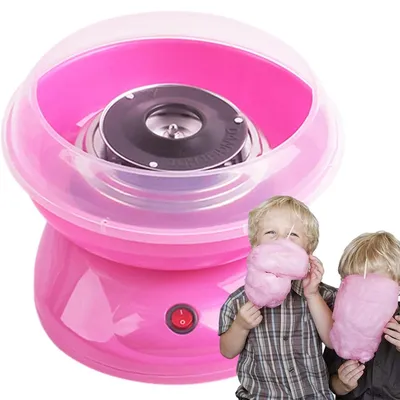 Produktbild von Zuckerwattemaschinen, Zuckerwattemaschine für zu Hause, Zuckerwattemaschine für Zuhause, Zuckerwatte für Kinderpartys, Geburtstage, 220 V EU (Rosa)