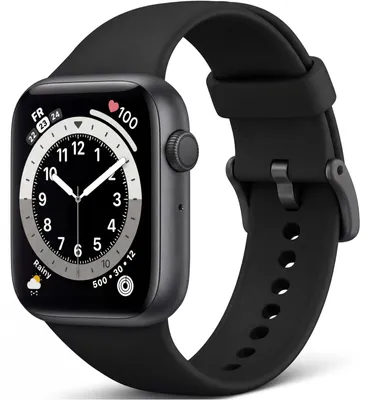 Produktbild von Smartwatch Damen Herren HD und mit Blutdruckmessung Pulsuhren Telefonfunktion Schlaftracker 120+ Sportmodi IP68 Wasserdicht Sportuhr für Android Schwarz