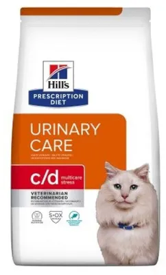 Productafbeelding van HILL'S Prescription Diet Feline c/d Urinary Care Multicare Stress, droogvoer voor katten, met kip, 3 kg