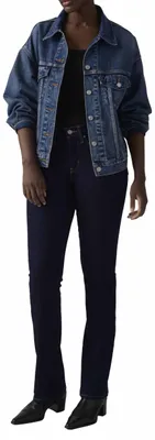Immagine prodotto di Pantaloni a gamba larga modellanti da donna Levi's, modello 315, colore blu scuro, taglia 26W / 30L