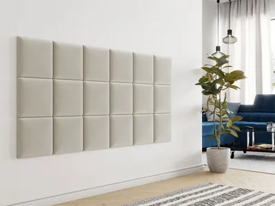 Produktbild von Čalúnený nástenný panel 30x30 PAG - béžový