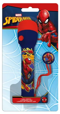 Produktbild von Spiderman Taschenlampe Kinder 21cm LED Web-Slinger Marvel