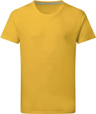 Produktbild von SG SGTee | Perfect Print Tagless Tee - Herren T-Shirt - Farbe: Sunflower - Größe: L