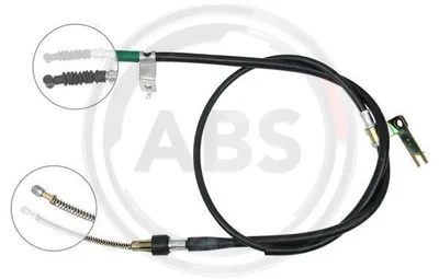 Produktbild von A.B.S. Handbremsseil Seilzug Feststellbremse für MAZDA 626 V Hatchback (GF) K14608