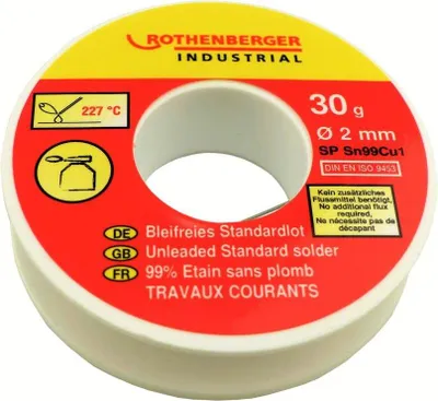 Produktbild von Standard-Zinnspule 2 mm, 30 g. ROTHENBERGER