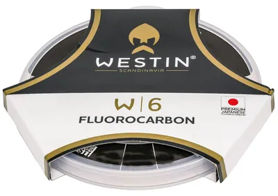 Produktbild von Westin W6 St3 Fluorocarbon 0.73mm 29.1kg Clear - 35m Fluorocarbonschnur