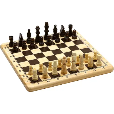 Immagine prodotto di Scacchi e dama in legno Jeujura