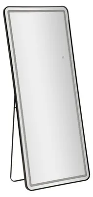 Produktbild von Rechteckiger Standspiegel mit integrierter LED-Beleuchtung