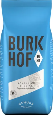 Produktbild von Kaffee GENUSSRÖSTUNG Excelsior Spezial von Burkhof, 1000g Bohnen