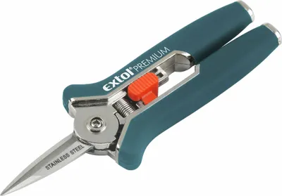 Obrázok produktu pre Priame nožnice, mini, 153 mm, na strihanie rastlín do priemeru 6 mm, NEREZ EXTOL-PREMIUM