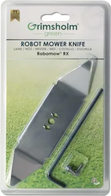 Produktbild von Blister Klingenmesser für Roboter-Rasenmäher, anpassbar, für Robomow Serienmodelle Rx. Ersetzt das Original Mrk9100a-et.