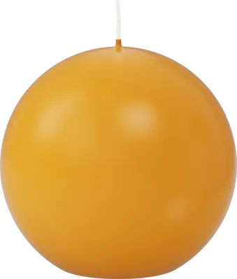 Produktbild von Kugelkerzen Gelb Ø 100 mm, 6 Stück