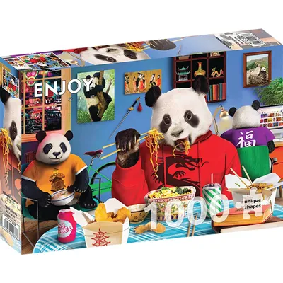 Produktbild von Puzzle, 1000 Teile – „Enjoy – Chinese Takeout“