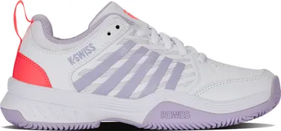 Produktbild von K-Swiss Tennis Court Express 2 Clay White/Orchid Petal/Neon Bl White/Orchid Petal/Neon Bl 37.5