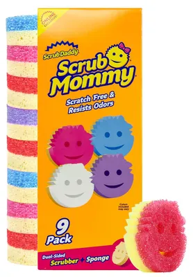 Zdjęcie produktu dla Gąbki kuchenne Scrub Daddy Scrub Mommy do mycia naczyń i usuwania plam – zestaw dwupak
