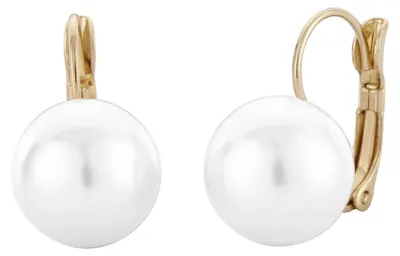 Produktbild von Traveller - Ohrhänger Damen - Mallorca-Perle 12mm - 22kt Vergoldet - 700612