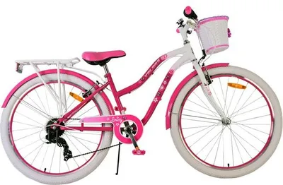 Produktbild von Volare Lovely Kinderfahrrad - Mädchen - 26 Zoll - Rosa - 7 Gänge