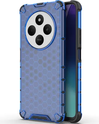 Produktbild von Hülle für Xiaomi Redmi 14C Durchscheinend Harter PC Soft TPU Bumper Stoßfeste Handyhülle Blau
