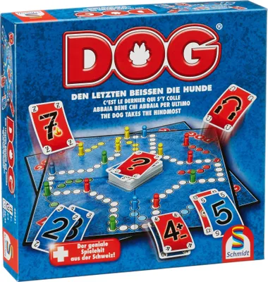 Produktbild von Schmidt Spiele 49331 DOG, Den Letzten beissen die Hunde, Familienspiel, FFP Artikel