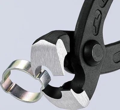 Obrázek produktu pro Černé kleště 220 mm s plastovým povrchem