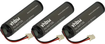Produktbild von vhbw 3x Akku kompatibel mit Midland ER200, ER300 digital Radio (2600 mAh, 3,7 V, Li-Ion)