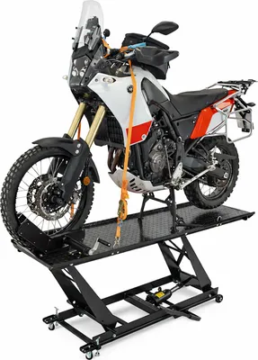 Produktbild von Motorradhebebühne hydraulisch 450 kg Breite 55 cm Parallelhub Montagebühne Motorradheber in schwarz