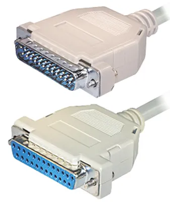 Produktbild von Transmedia Verbindungskabel; Sub D-Stecker 25 pol. - Sub D-Kupplung 25 pol. 5,0 m, C 19-5 K