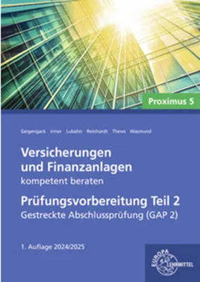 Image de Versicherungen und Finanzanlagen kompetent beraten - Prüfungsvorbereitung Teil 2