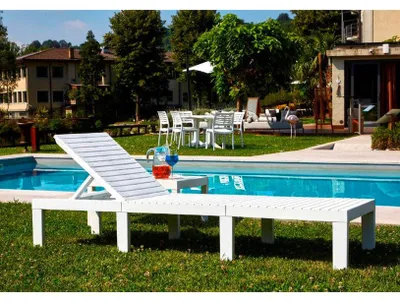 Image de Chaise longue de jardin PROGARDEN HAITI 78 x 195 x 65 cm