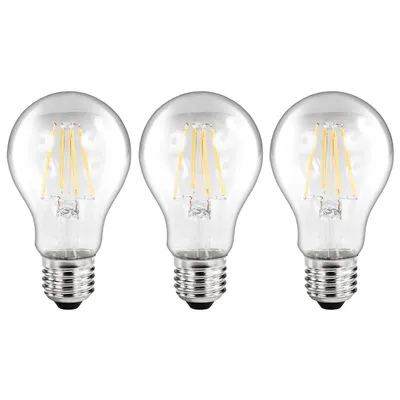 Produktbild von LED Filament Set McShine 3x Glühlampe E27 6W 810lm warmweiß klar