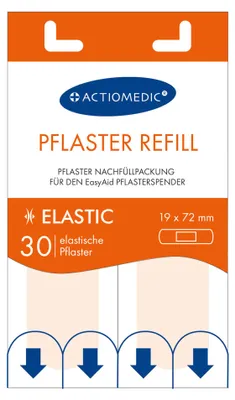 Produktbild von Actiomedic® EASYAID Refill ELASTIC Pflasterstrips 19 x 72 mm Größe