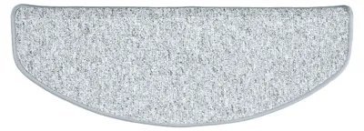 Produktbild von Trend Schlinge Stufenmatte Einfarbig (halbrund), Größe / Ausführung / Menge:18x56 cm (halbrund) 1 Stck., Farbe:Silbergrau