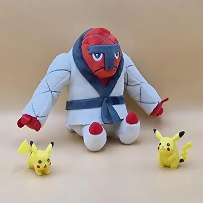 Produktbild von Pokemon Jiutesto Kuscheltier - 19 cm Plüschtier Throh